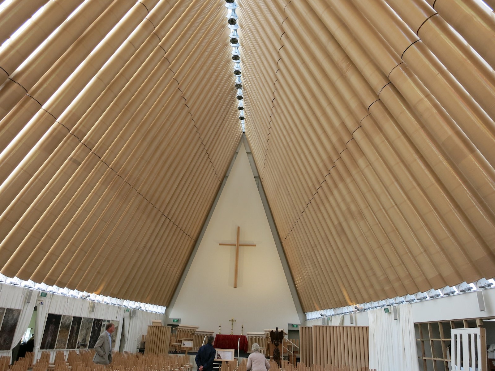 Interior of the post-2011 Christchurch Cathedral in Christchurch, New Zealand