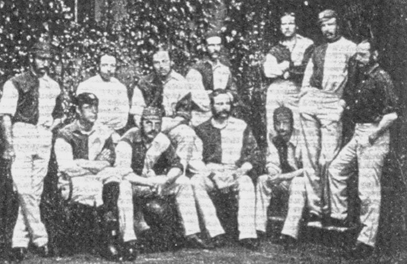 Oxford University's F.A. Cup winning side of 1874
